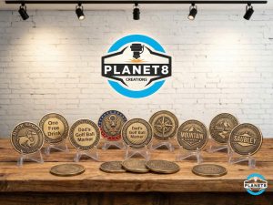 Challenge Coins Laser Engraving - Planet 8 Creations